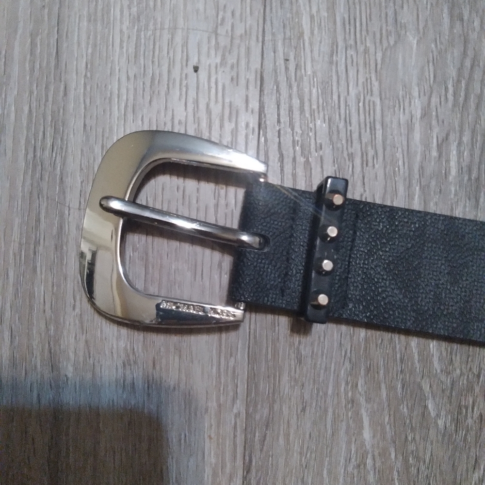 Michael kors belt, small, black w/silver buckle.